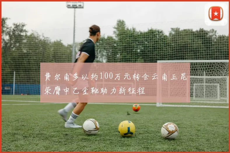 费尔南多以约100万元转会云南玉昆荣膺中乙金靴助力新征程
